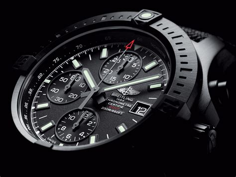 cinturino military breitling|Flying (and Diving) Into Darkness: Three New Breitling Blacksteel .